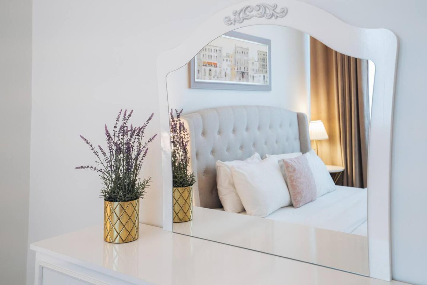 Charming Warm Suite With Amazing Views Of The City 迪拜 外观 照片